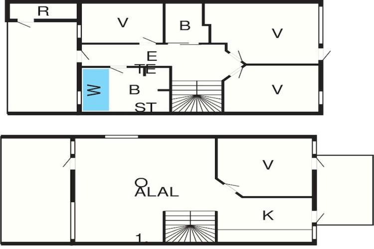 6 Person Holiday Home In 보겐세 외부 사진